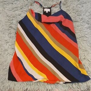 Socialite Multicolor Striped Camisole